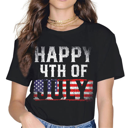 American Flag Fireworks T-Shirt - 4th of July Graphics