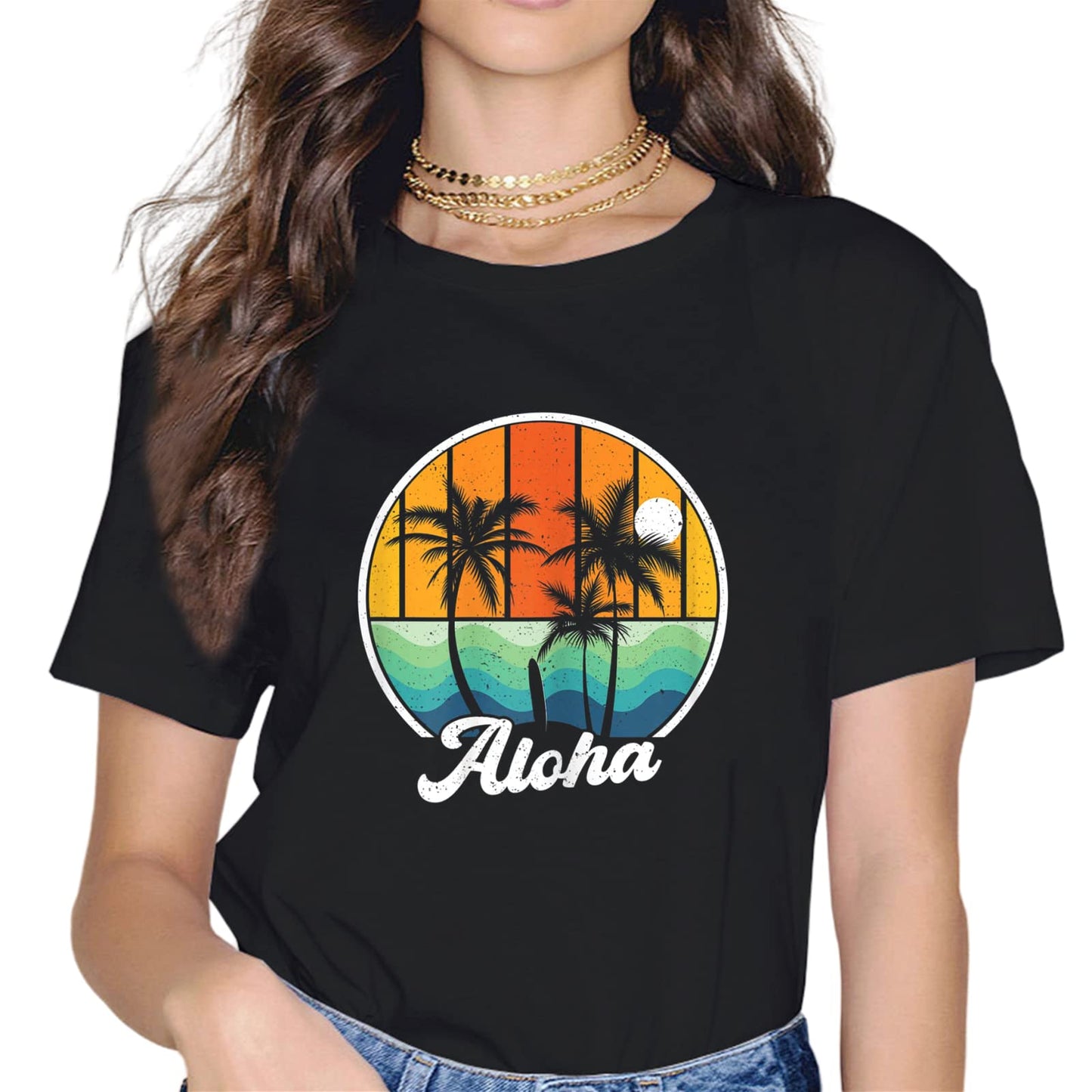 Aloha Hawaii Hawaiian Summer Vacation T-Shirt