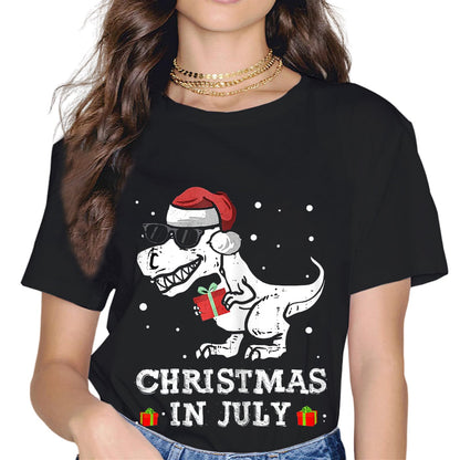 Christmas in July Squad Shirt Family Beach Vacation Summer T-Shirt