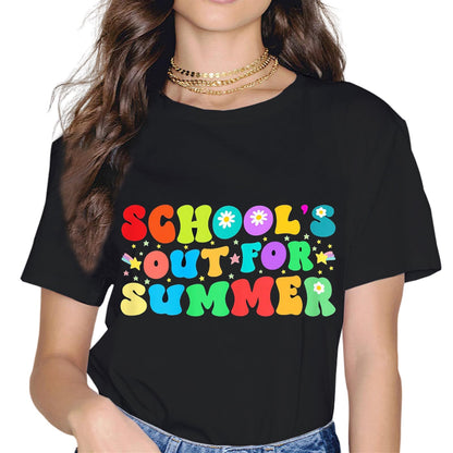 Sassalilly Happy Last Day of School T-Shirt Students and Teachers Shirt T-Shirt