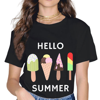 Hello Summer Vacation Popsicles Shirt Holiday T-Shirt