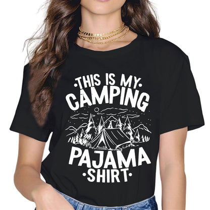 Camp Hair Don't Care Camping T-Shirt for Women