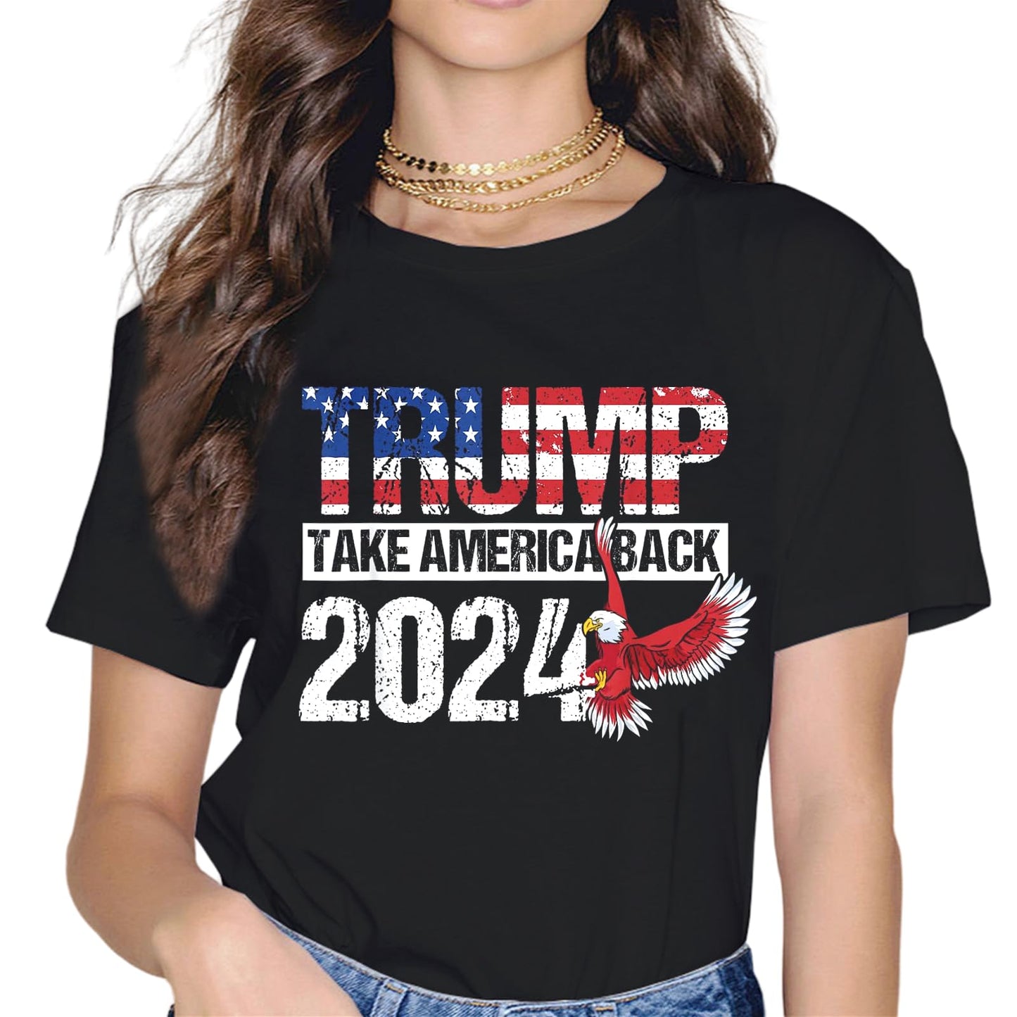 2024 Trump T-Shirt-hotspots Graphics