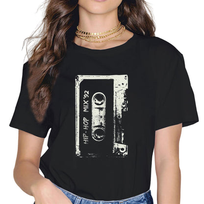 noozuo Hip Hop Rap Mixtape Cassette DJ Retro 90s T-Shirt