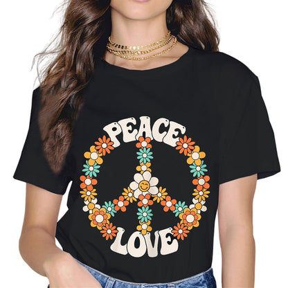 Peace Love T-Shirt-Hotspots Graphics