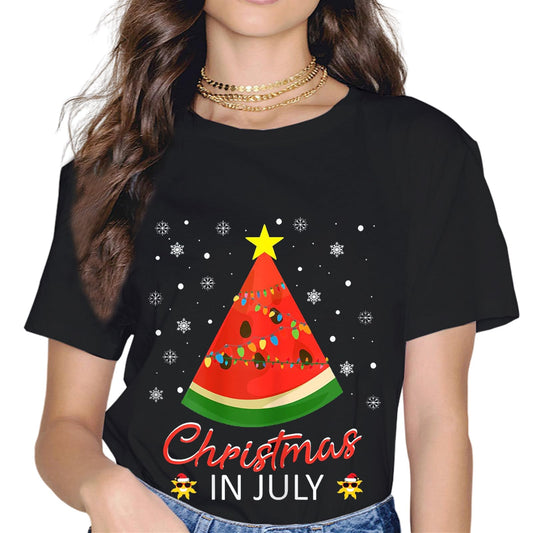 Christmas in July Squad Funny Merry Xmas T-Shirt