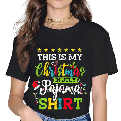 Summer Christmas July in Christmas in July Christmas T-Shirt