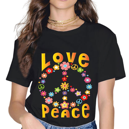 Peace Love T-Shirt-Hotspots Graphics