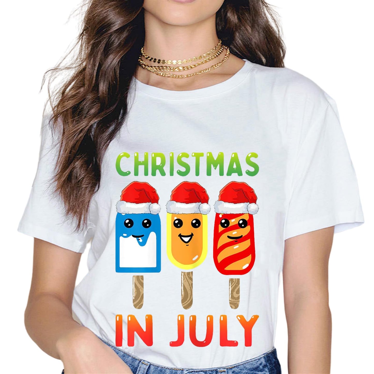 Summer Christmas in July T-Shirt