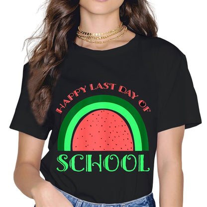 Sassalilly Happy Last Day of School T-Shirt Students and Teachers Shirt T-Shirt