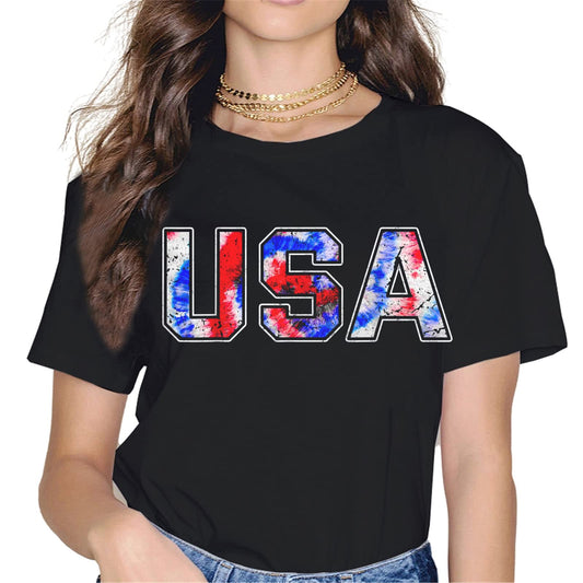 4th of July Tie Dye T-Shirt - Patriotic USA Graphics