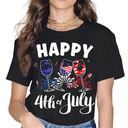 4th of July Glasses T-Shirt - Unisex Gift Graphics