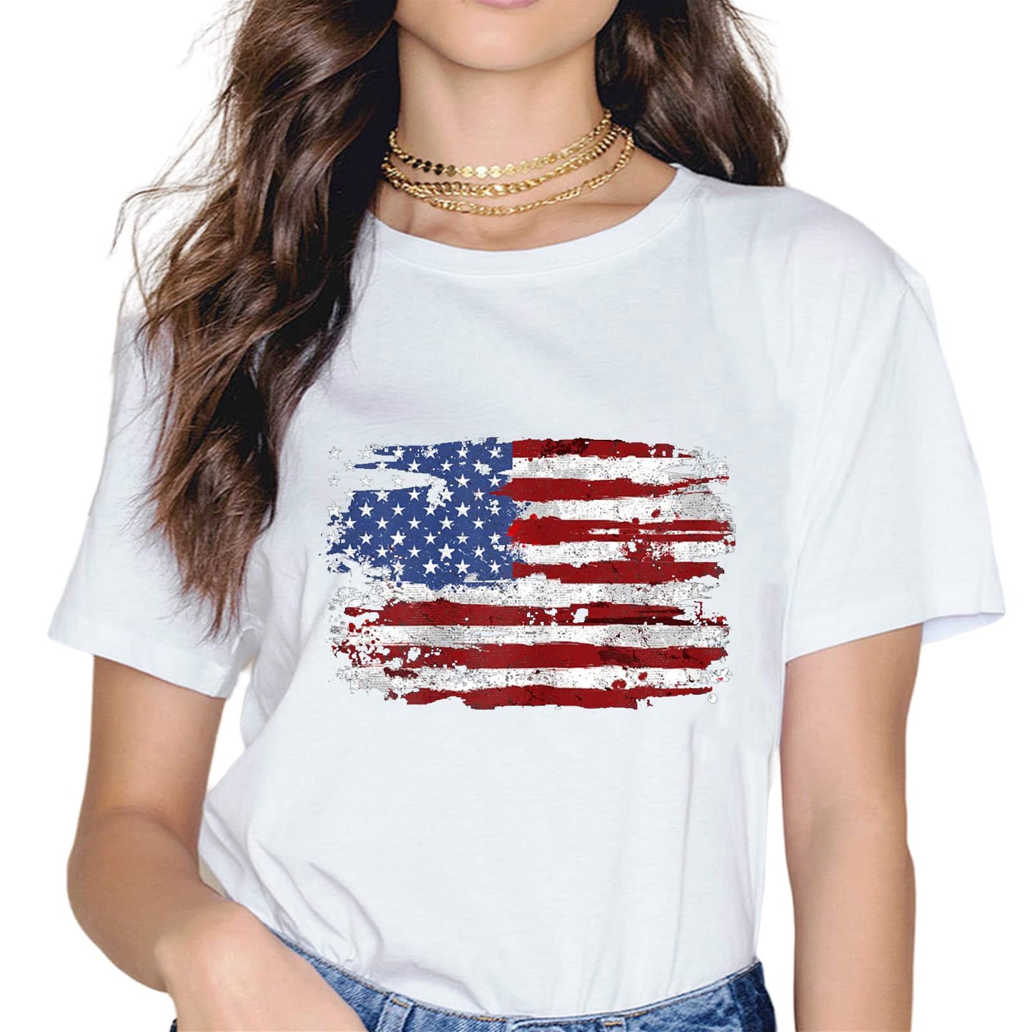 USA Flag American Flag United States of America 4th of July Gift T-Shirt