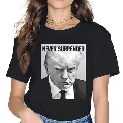 Trump Never Surrenders Trump is Back Again T-Shirt - Hotspots Graphics