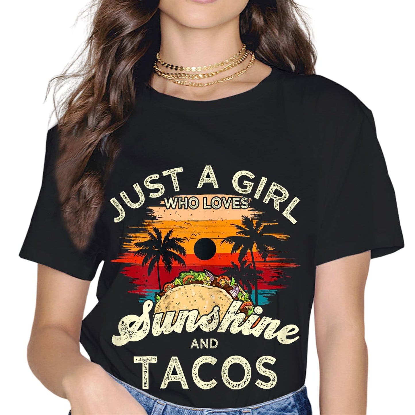 Sassalilly Taco Mexican Food Gift Taco Lover T-Shirt