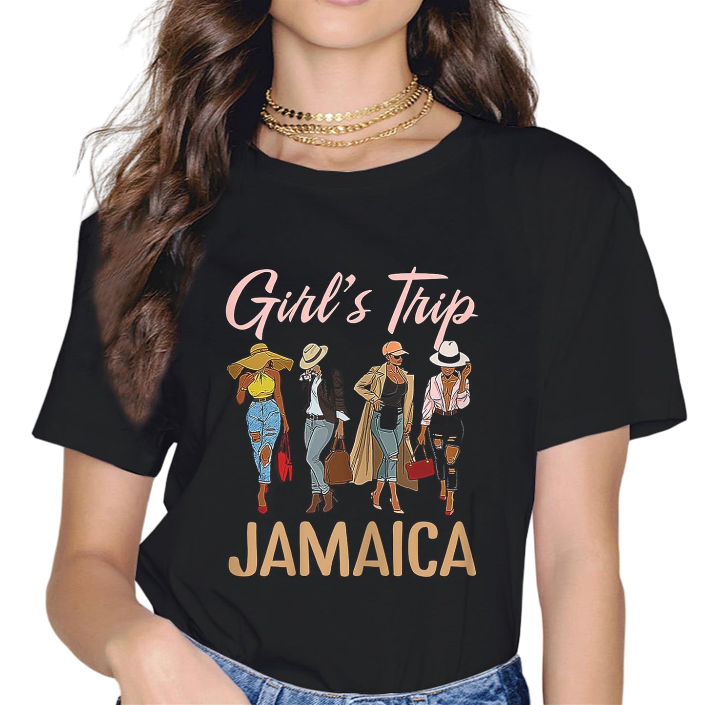 Afro Girls Together Women T-Shirt - Trip