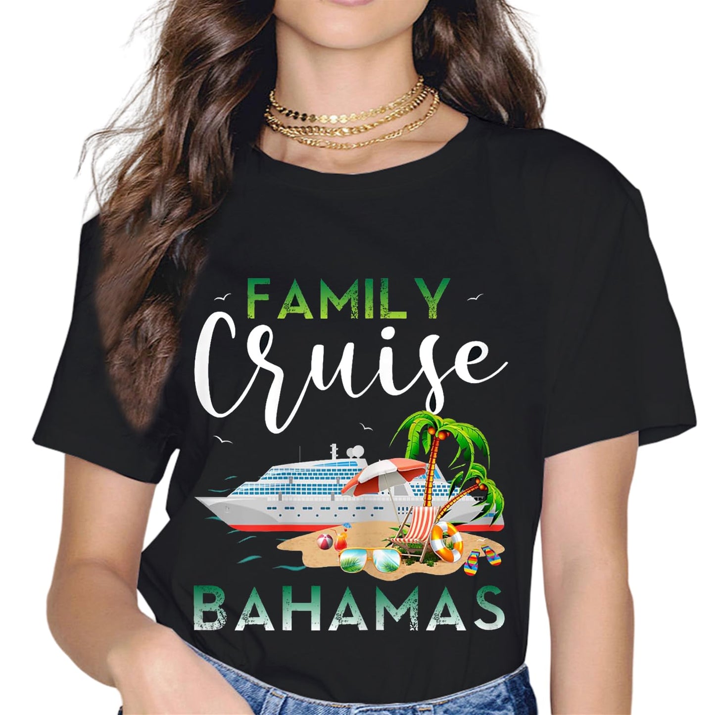 Family Cruise The Bahamas 2023 Summer Matching Vacation T-Shirt