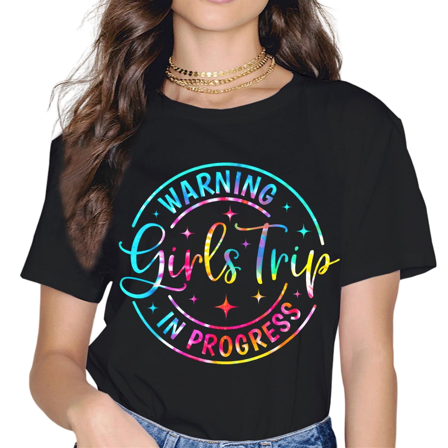 Sassalilly Girls Trip Vacation Gift T-Shirt-Trip Graphics