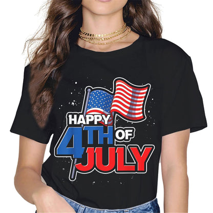 American Flag Fireworks T-Shirt - 4th of July Graphics