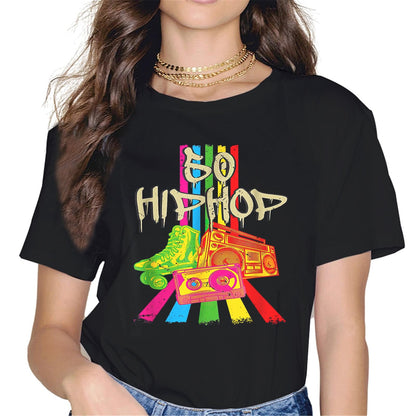 noozuo 50's Old School Hip Hop T-Shirt - Hiphop Graphics