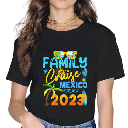 Family Cruise Mexico 2023 Vacation Summer Trip Vacation T-Shirt