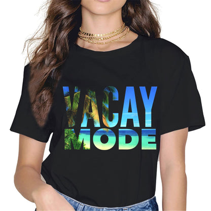 Elevate Your Vacation Style with the "Vacay Mode" Women's T-Shirt