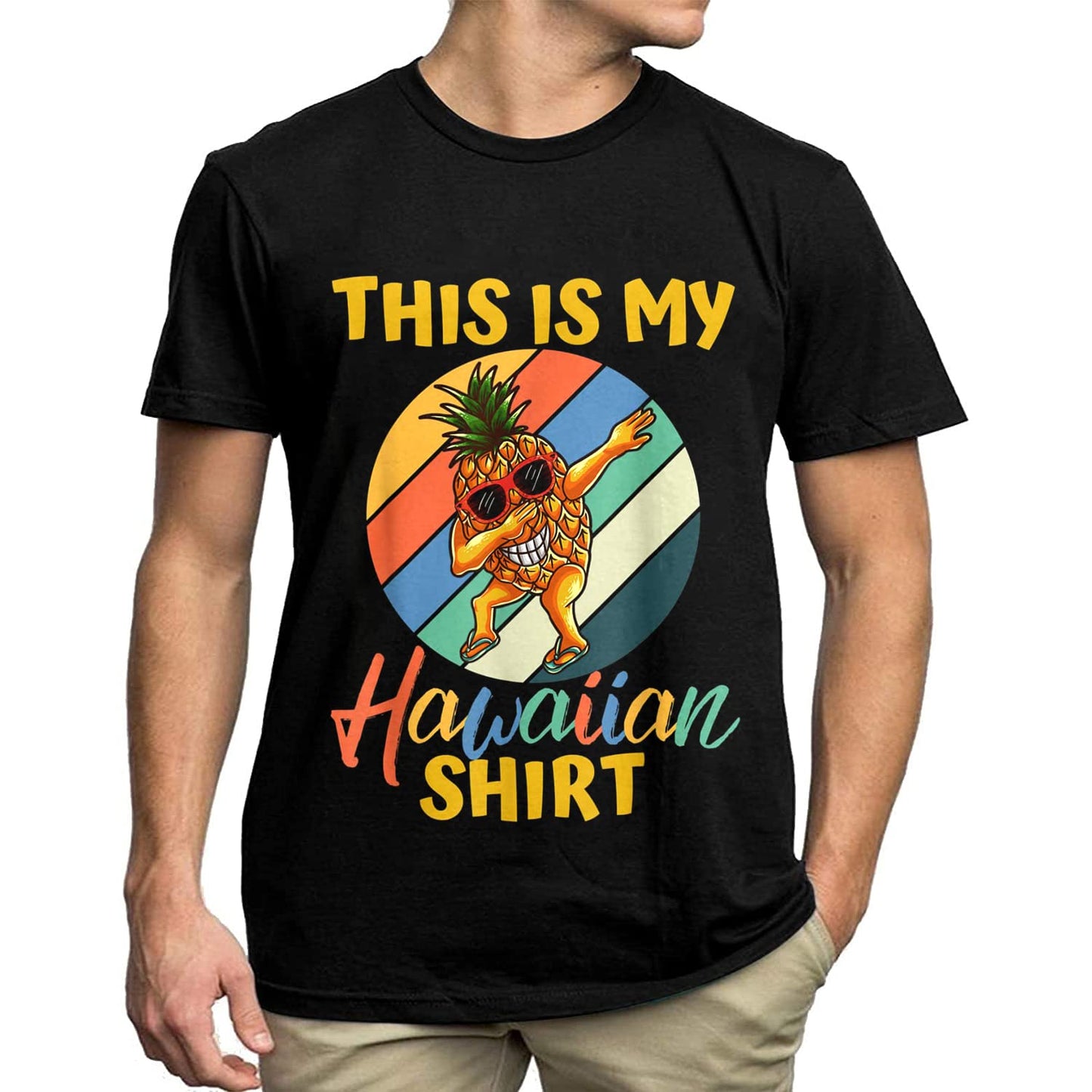 Embrace the Aloha Spirit with our "Aloha Hawaii Surf Vacay" Men's T-Shirt