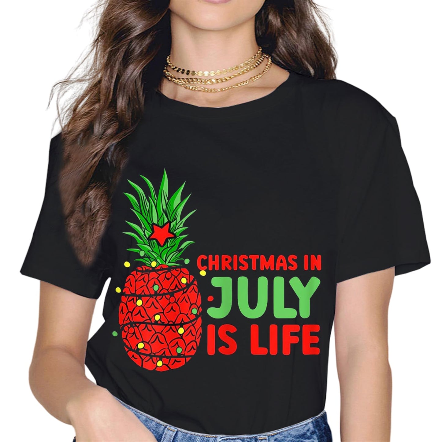 Christmas in July Summer Xmas Decoration T-Shirt