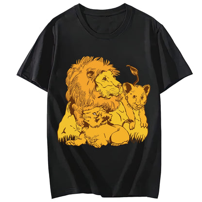 Men Tshirts Father Son Best Buddies Casual Short Sleeve T-Shirt