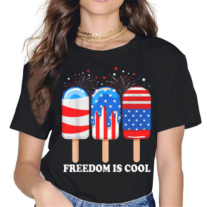 Merica Ice Cream Tee - 4th of July Graphics