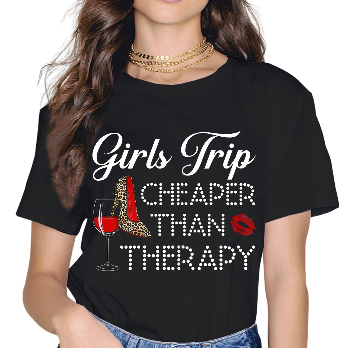 Sassalilly Girls Trip Vacation Gift T-Shirt-Trip Graphics