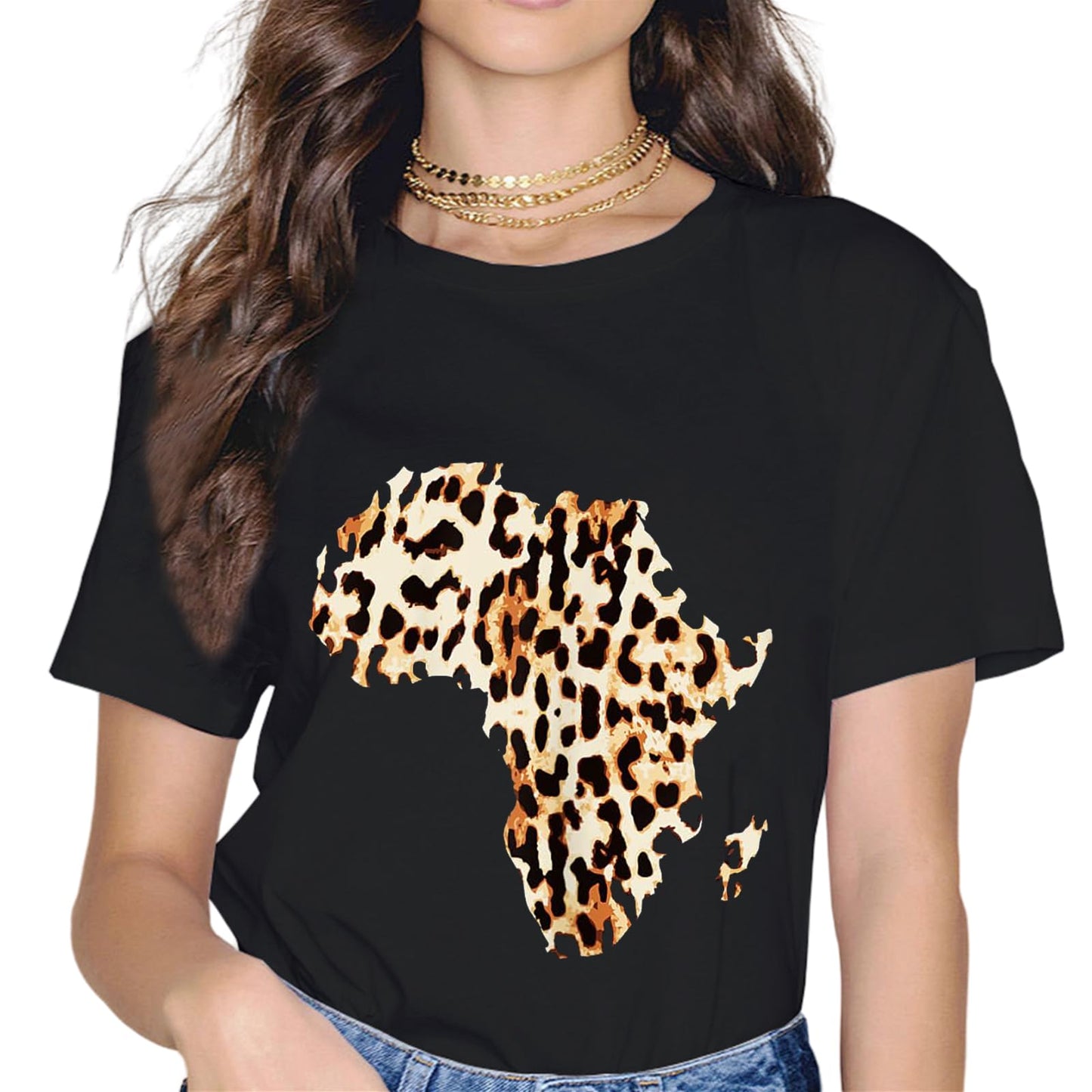 Cool Cheetah Leopard Print T-Shirt