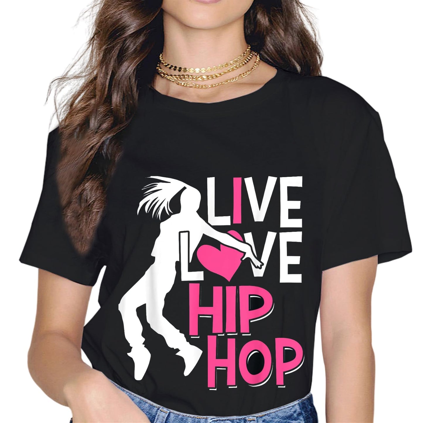 I Love Hip Hop T-Shirt-Hiphop Graphics