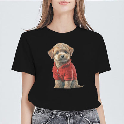 Well-Behaved Dog Graphic Women's Casual T-Shirt