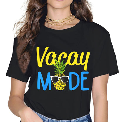 Elevate Your Vacation Style with the "Vacay Mode" Women's T-Shirt