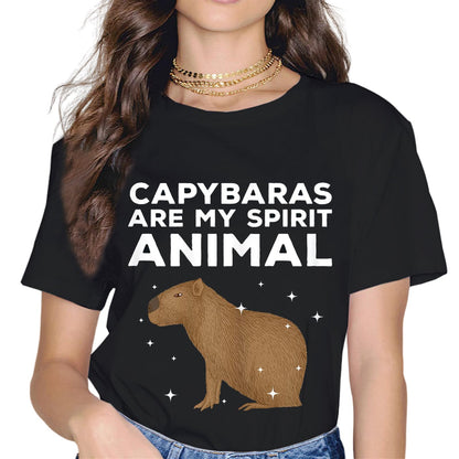 Sassalilly Capybara Lover Women Cute Capybara T-Shirt