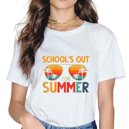 Sassalilly Happy Last Day of School Teacher Student Graduation Summer Gift T-Shirt