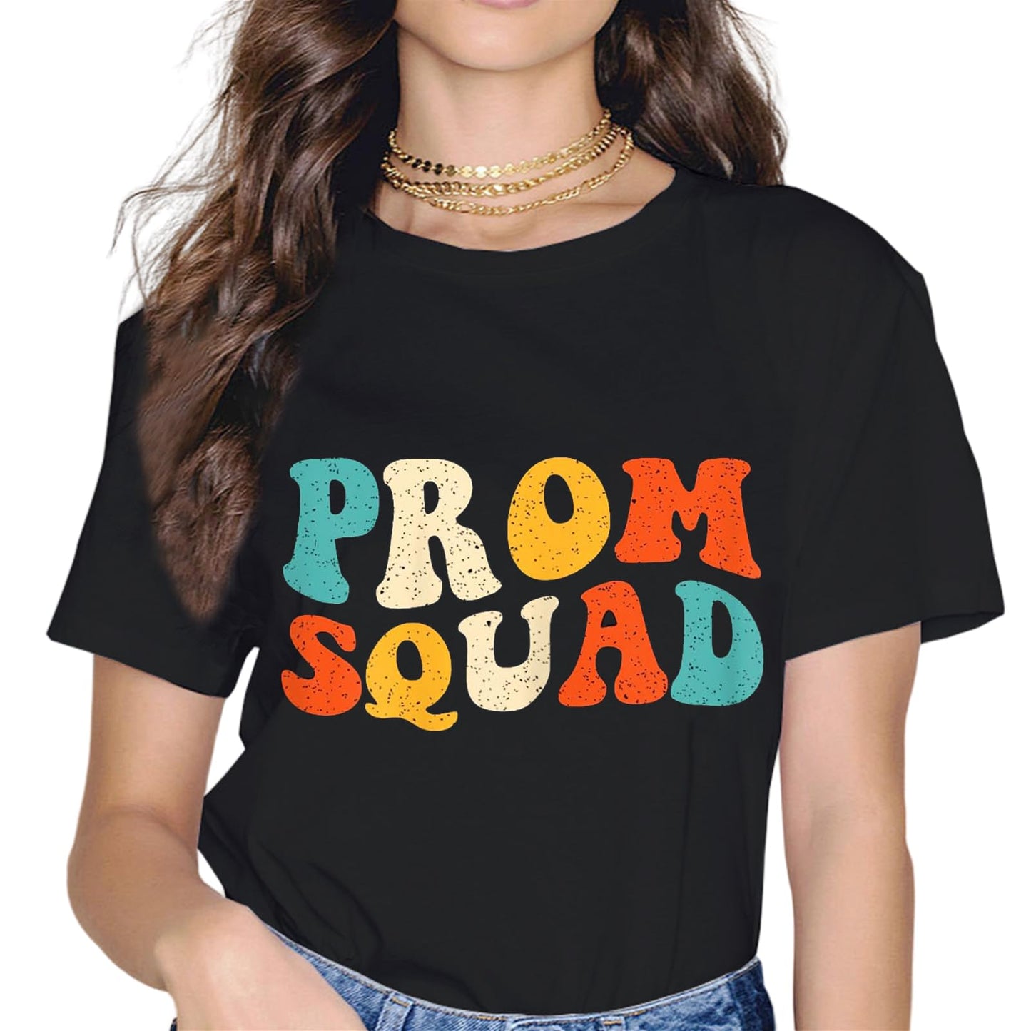 Prom Squad Matching Party A Group Prom for Friends Funny T-Shirt