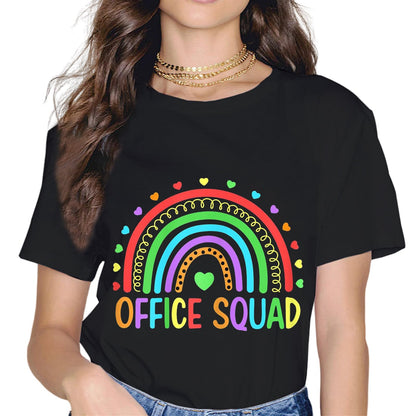 Sassalilly Office Squad Office Staff Admin Crew Gifts Secretary Teacher T-Shirt