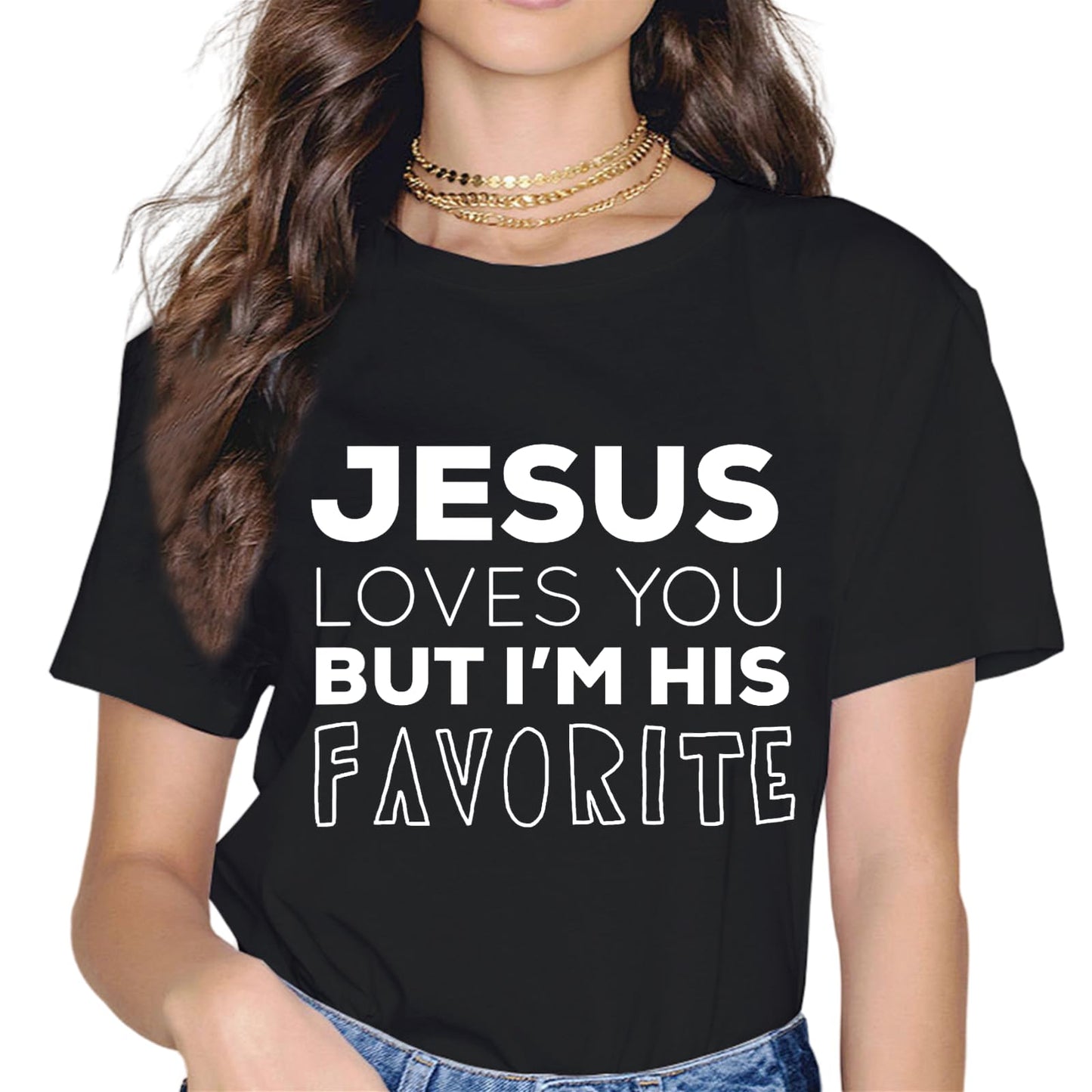 Sassalilly Jesus Peace Christian Religious Lover T-Shirt-Religion Graphics