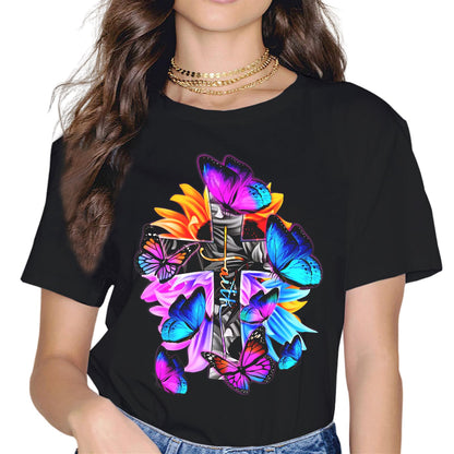 Sassalilly Faiht Religious Lover T-Shirt-Religion Graphics