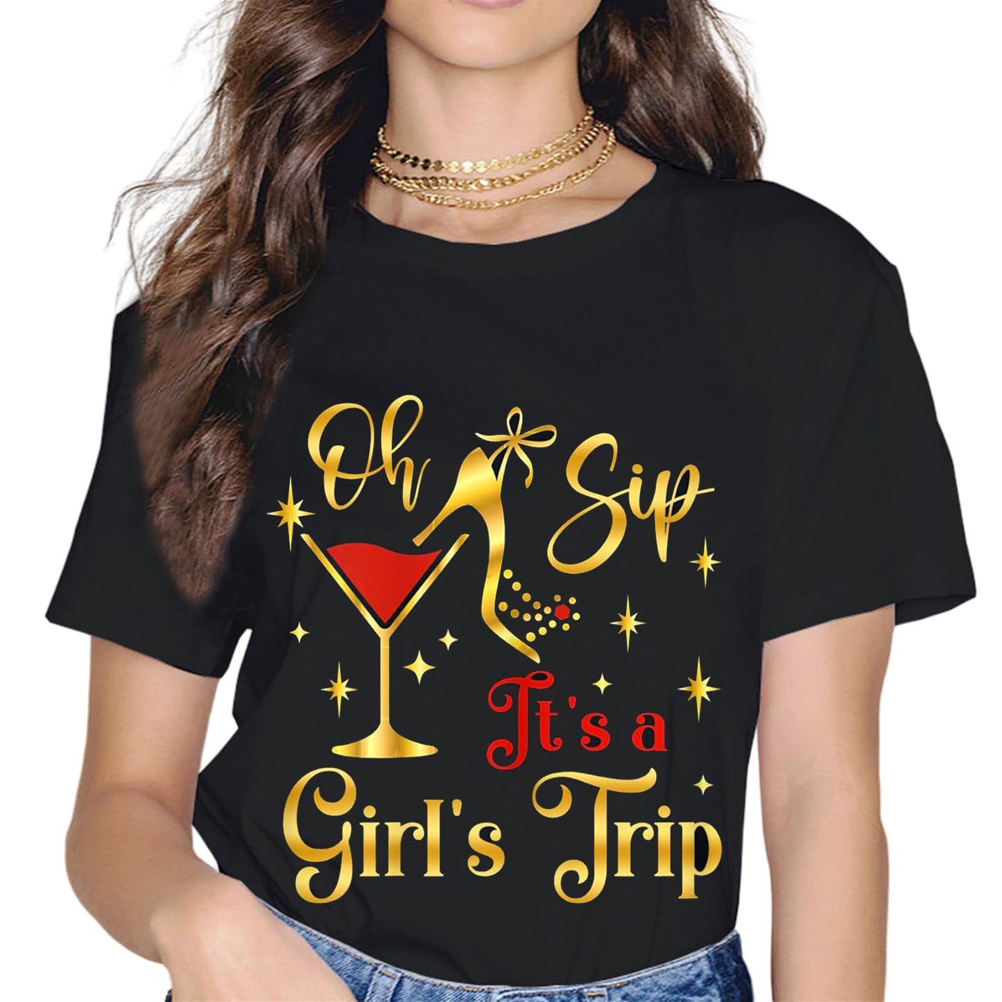 Sassalilly Girls Trip T-Shirt-Trip Graphics