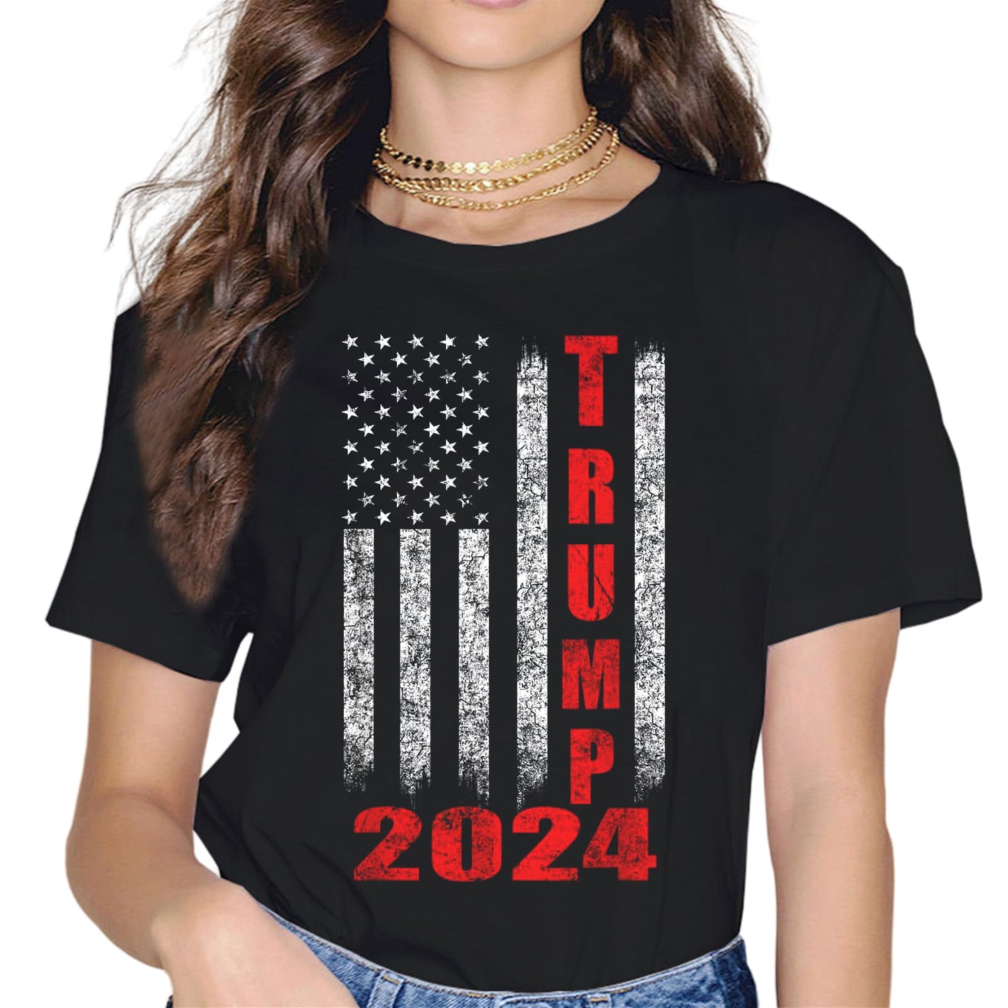 2024 Trump T-Shirt-hotspots Graphics