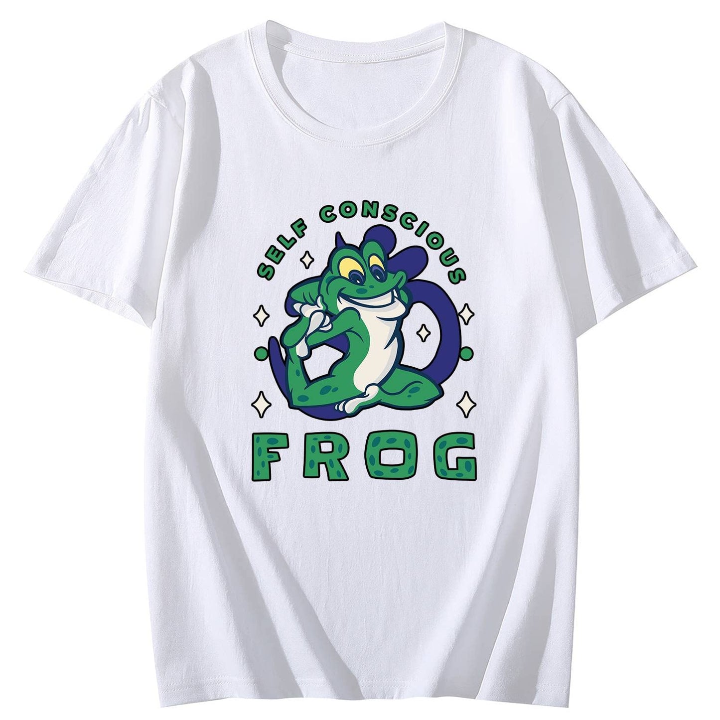 Frog Yoga Short Sleeve Comfort Tops T-Shirts for Women
