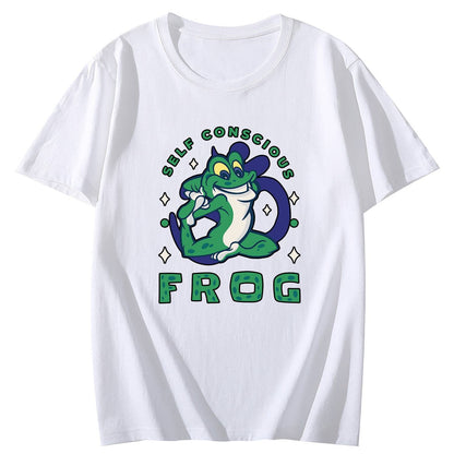 Frog Yoga Short Sleeve Comfort Tops T-Shirts for Women