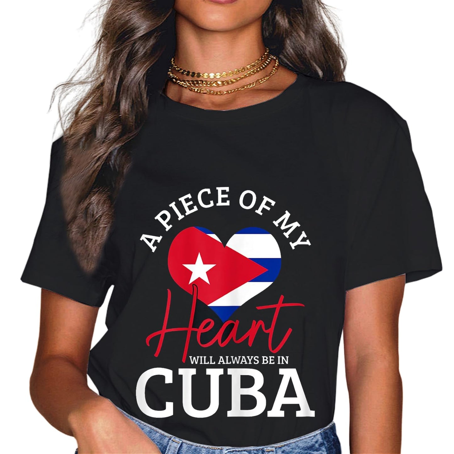 Sassalilly Cuba Patriotic Cuban Pride Flag Patriotic Cuba T-Shirt