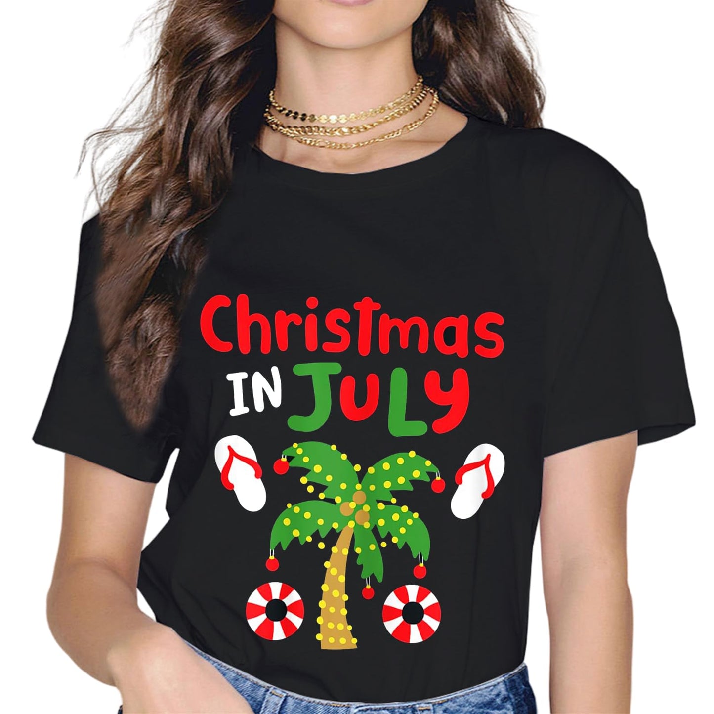 Christmas in July Funny Summer Xmas T-Shirt