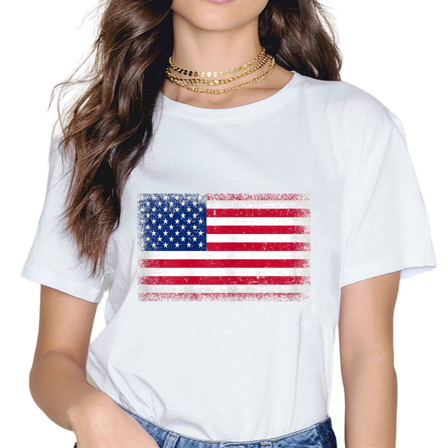 USA Flag American Flag United States of America 4th of July Gift T-Shirt