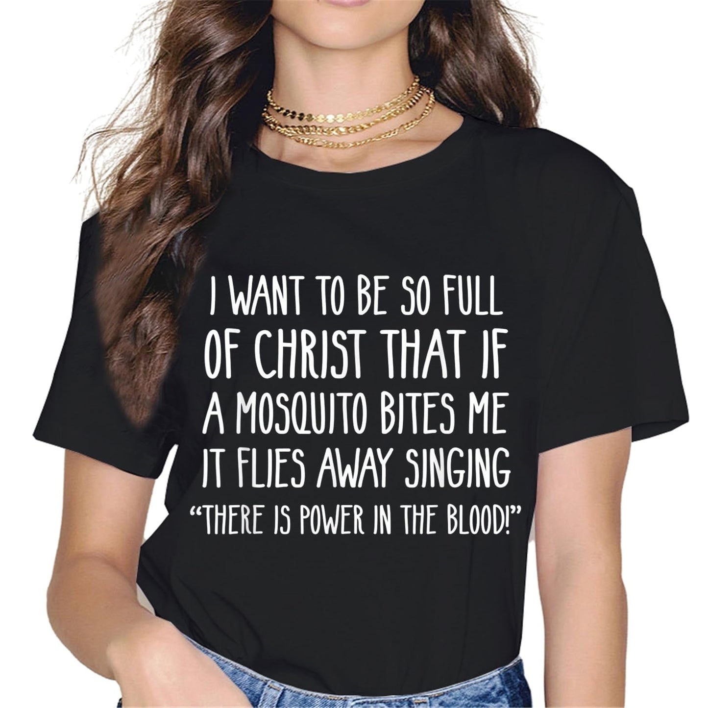 Rooted in Christ Jesus Cross Pray Bible Verse Christian T-Shirt