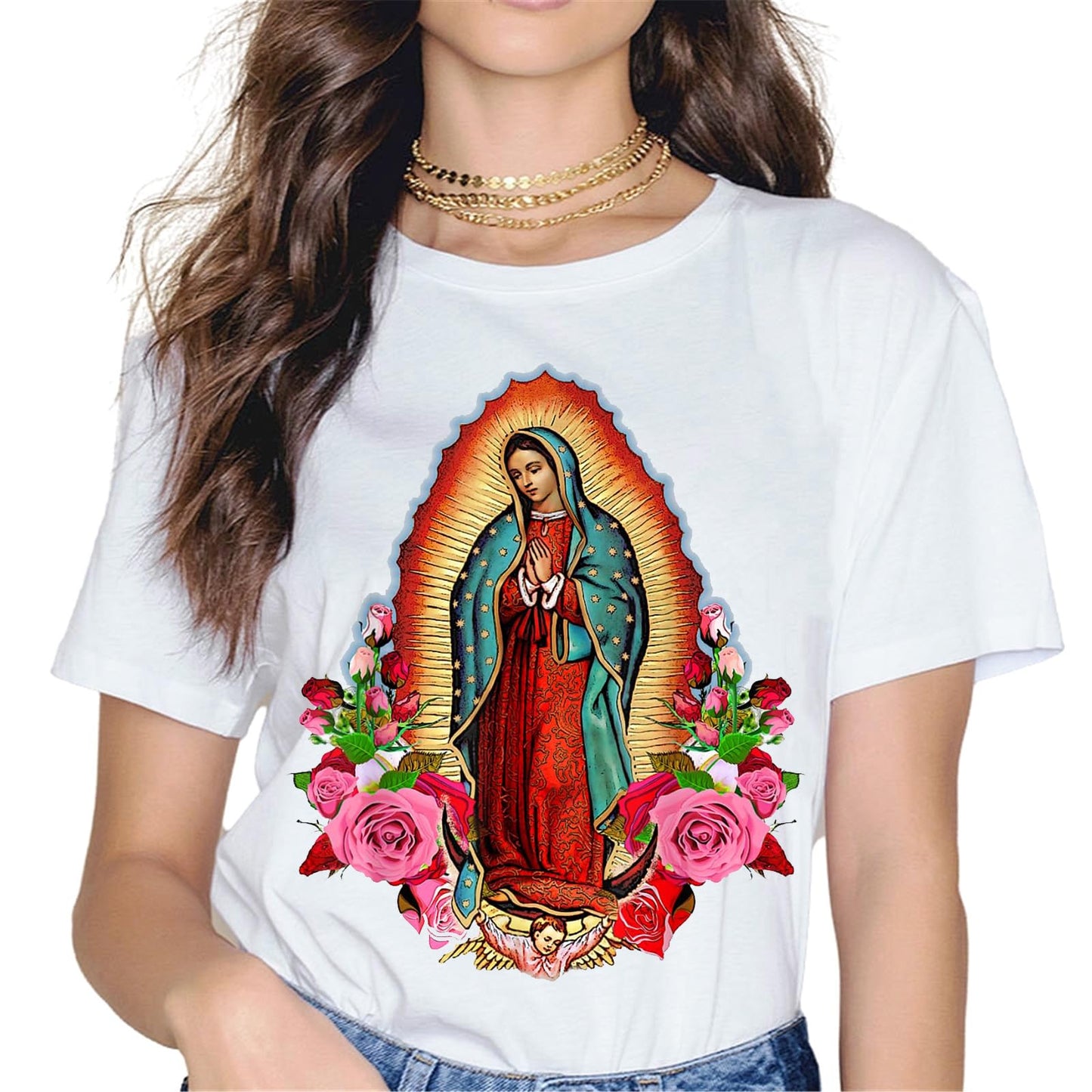 Our Lady of Guadalupe Virgin Mary Catholic Saint T-Shirt